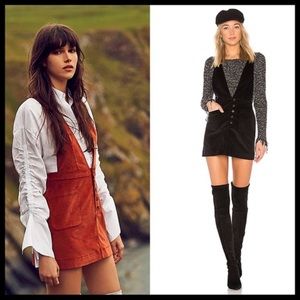 Free People Cross Cross Back Jumper Mini Dress